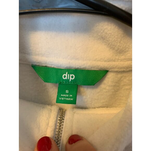 🌸3/$15🌸Blue Navy and White Color Block Pullover with 3/4 Zip sz Small - Picture 3 of 5